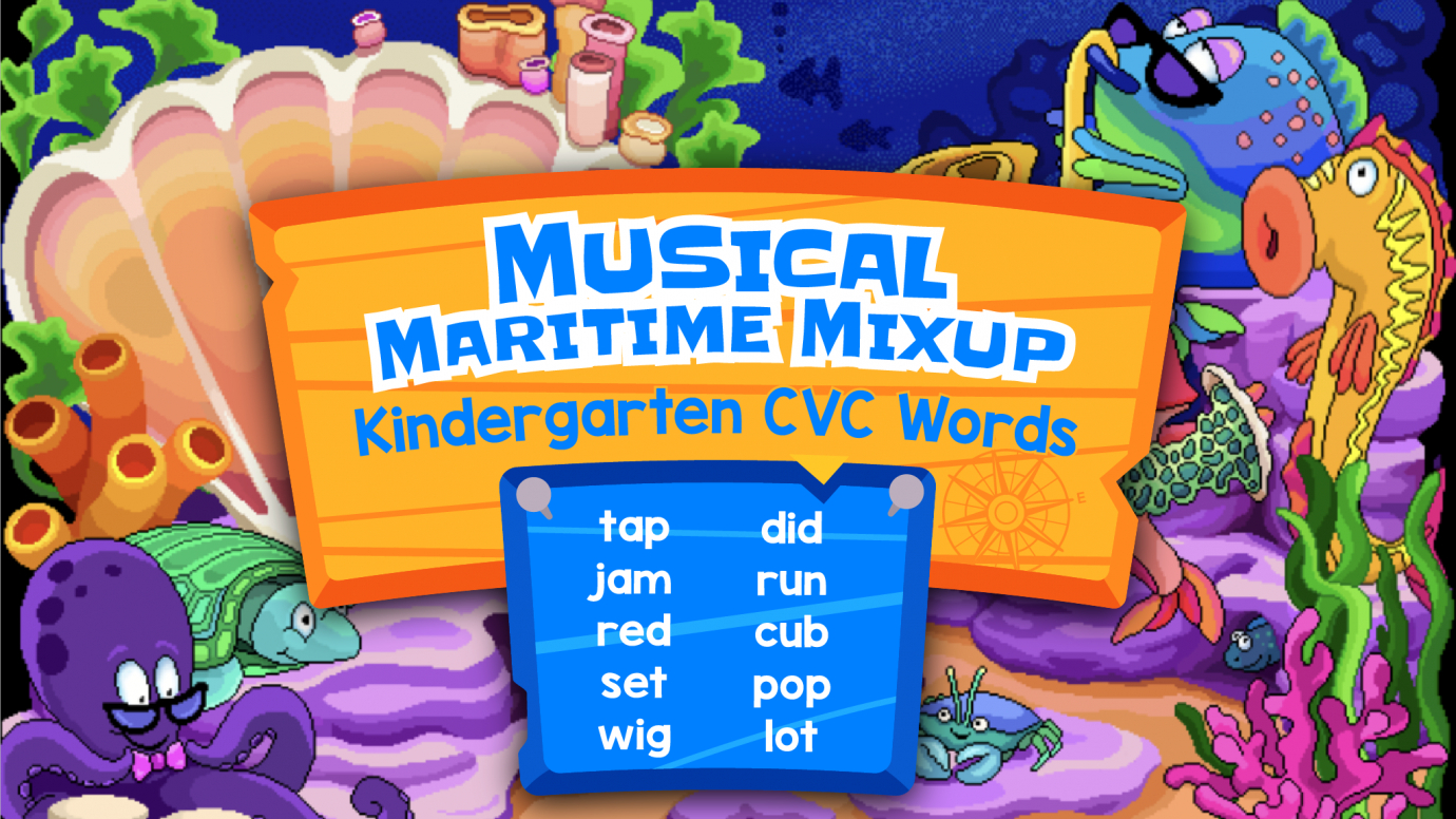 Musical Maritime Mix-Up: Kindergarten CVC Words