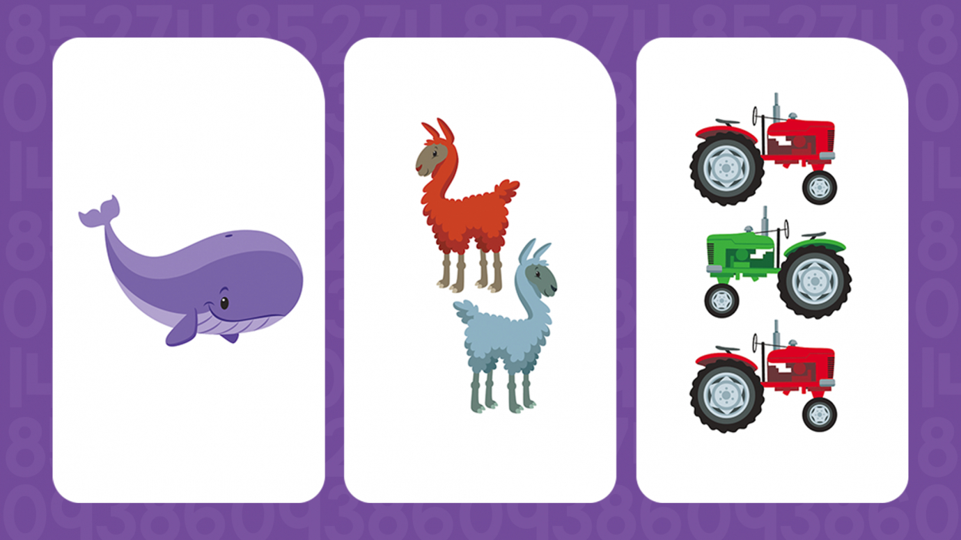 Numbers 1-25 Flash Cards