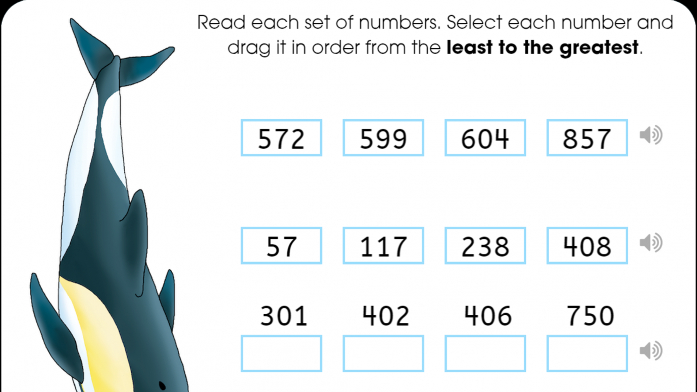 Order the Numbers: Least to Greatest