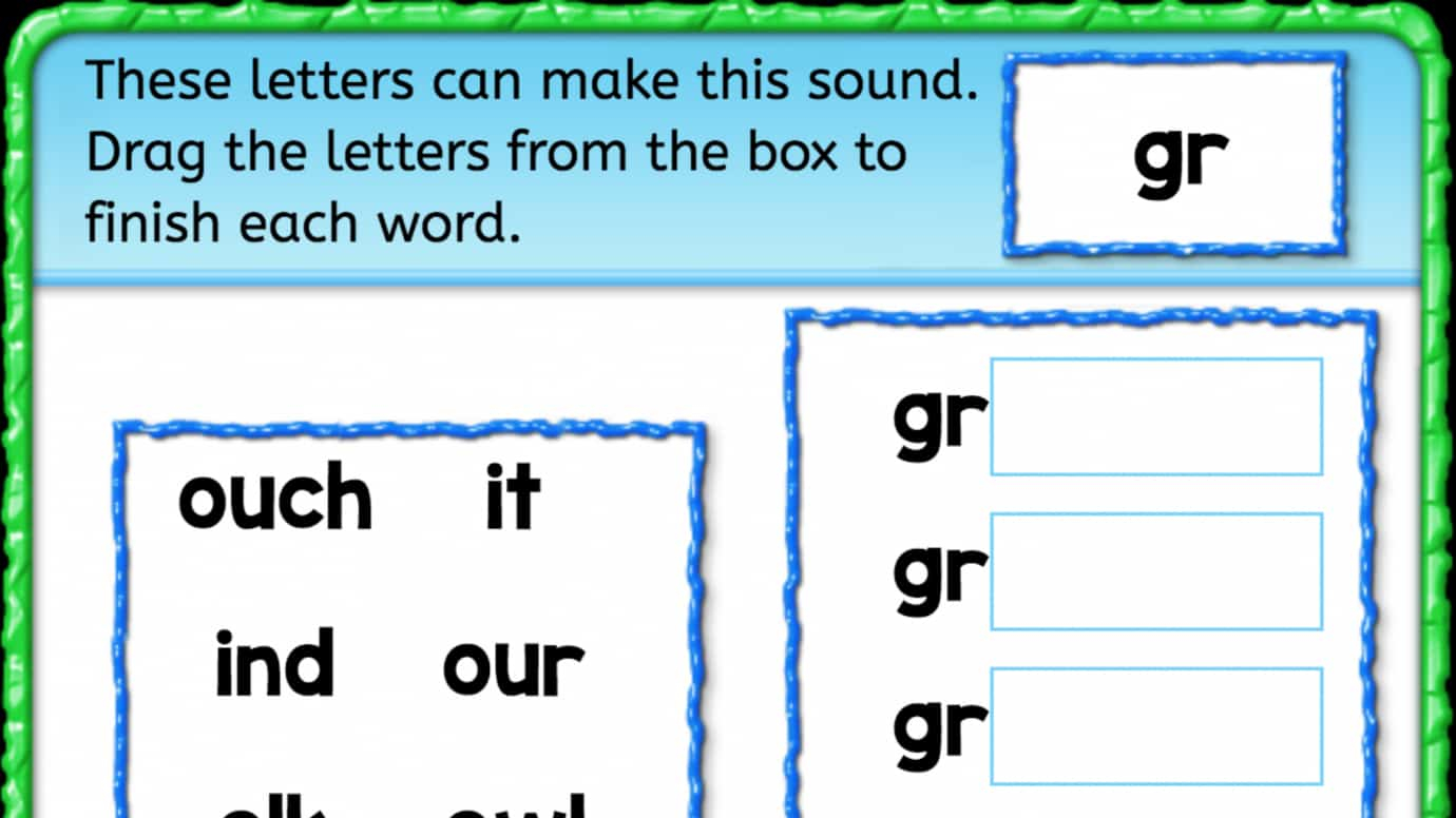 Beginning Sounds 'gr'