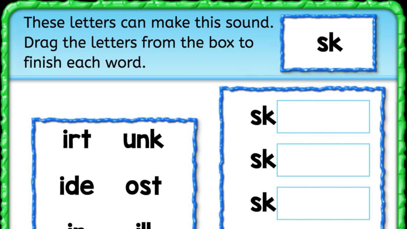 Beginning Sounds 'sk'