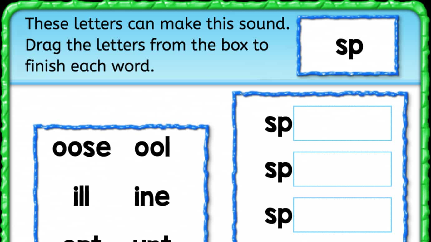 Beginning Sounds 'sp'