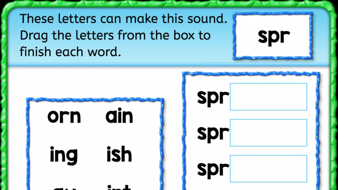 Beginning Sounds 'spr'