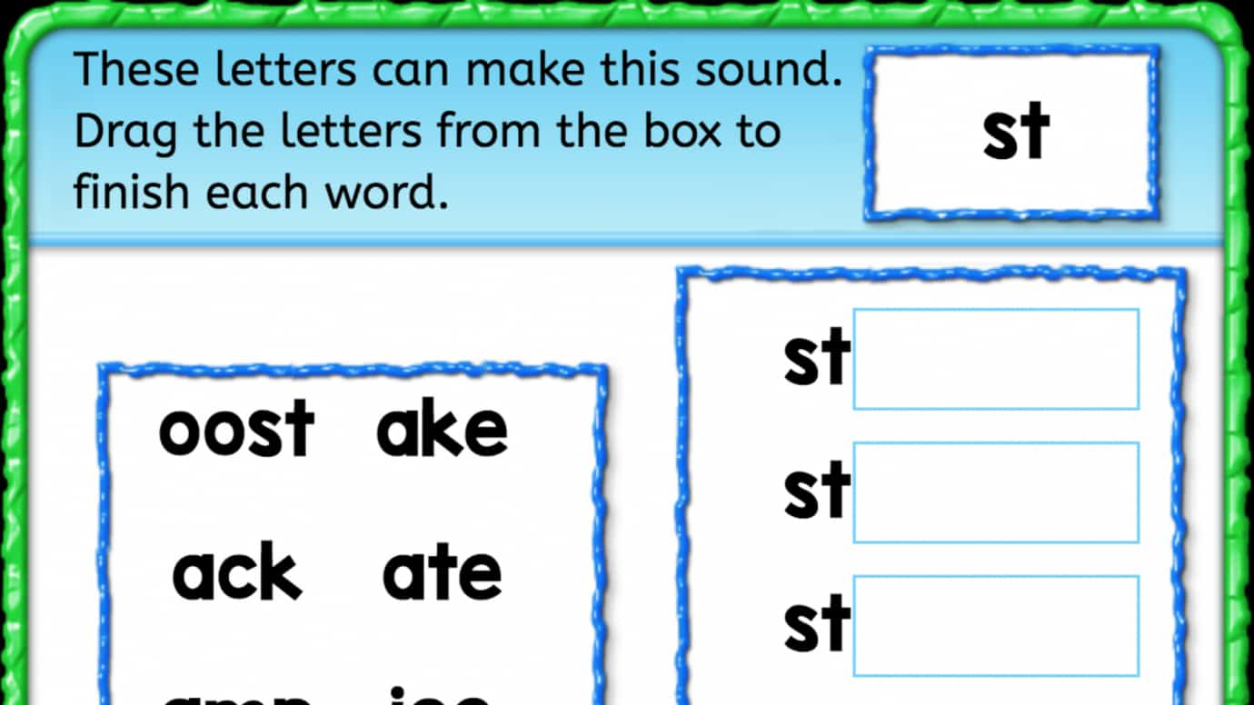 Beginning Sounds 'st'