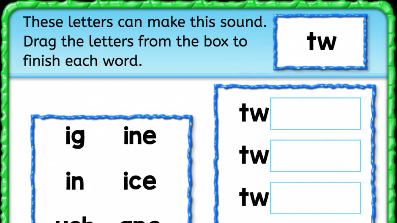 Beginning Sounds 'tw'