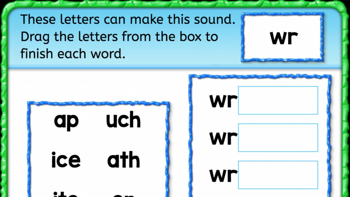 Beginning Sounds 'wr'