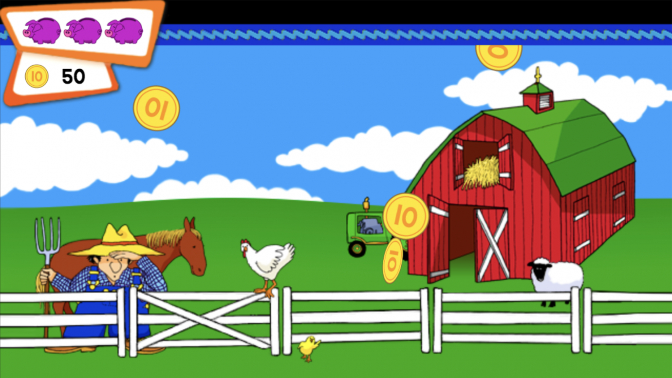 Pig & Friends Count by Tens: 1st