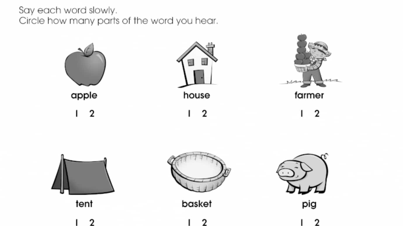 Practice Hearing Syllables