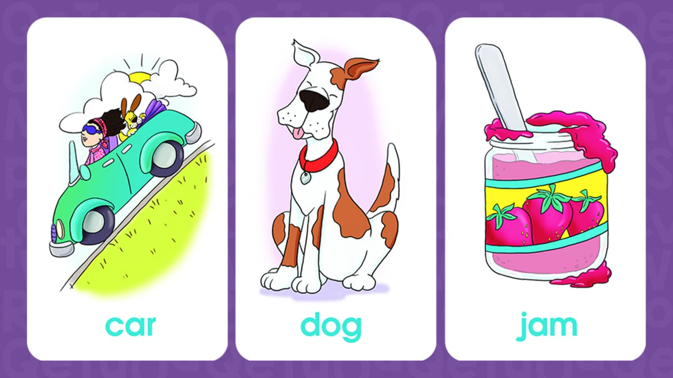 Rhyming Words Flash Cards: PK - Set 1