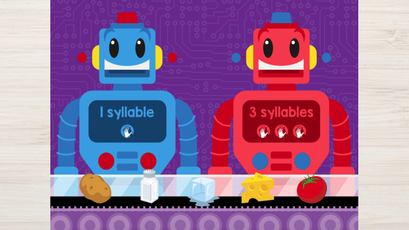 Robo-Deli Syllable Snack Time
