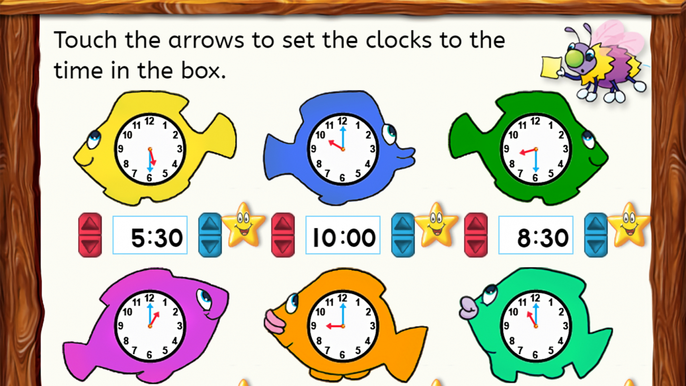 Set Clocks to the Hours & Half-hours: 1st