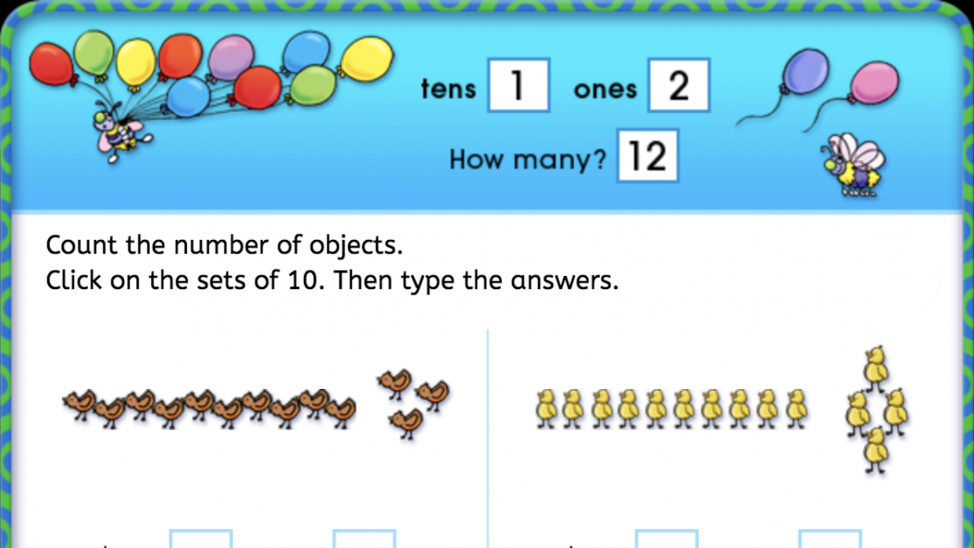 Sets of Tens and Ones: K