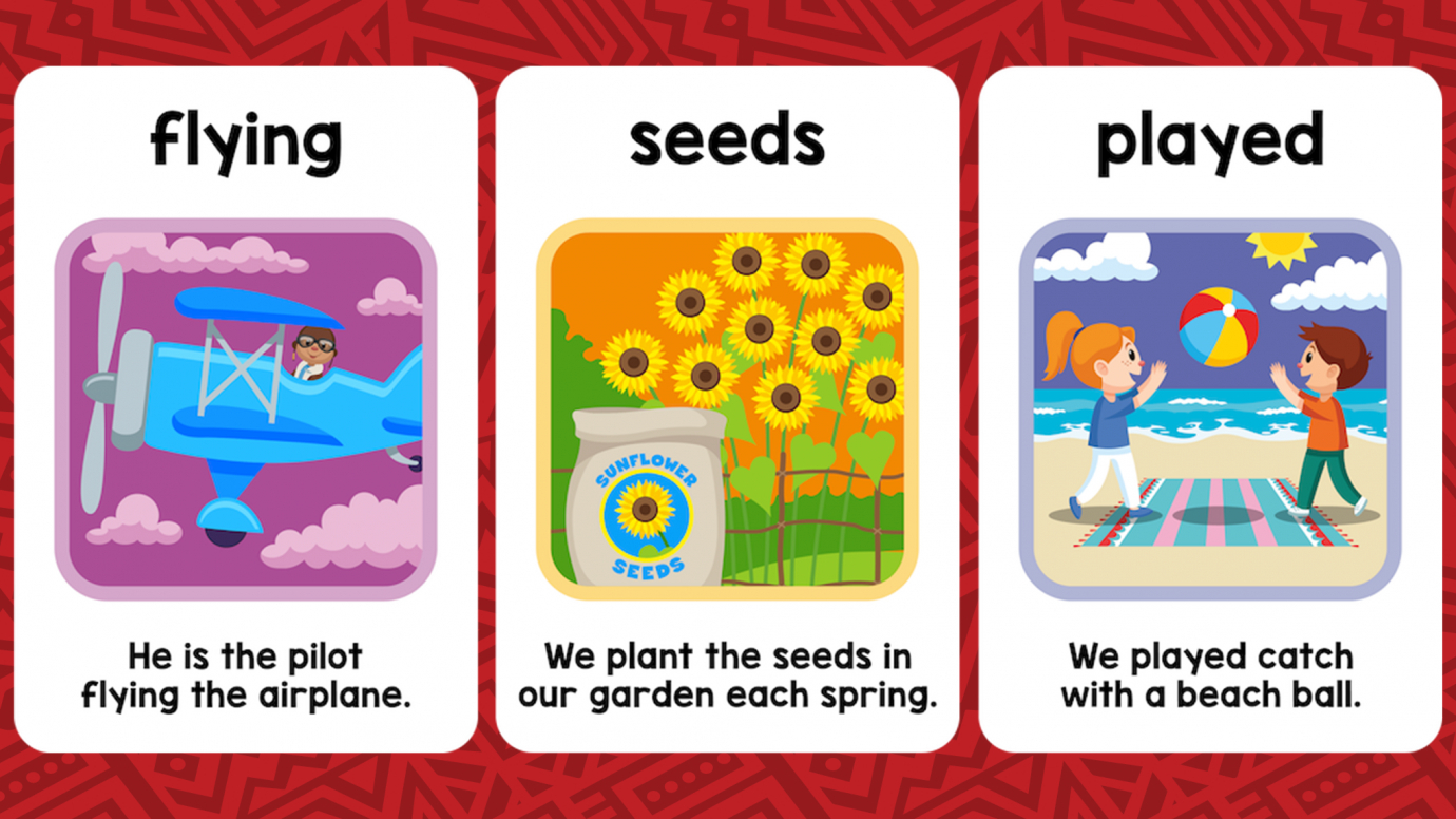 Suffix Flash Cards: 1st