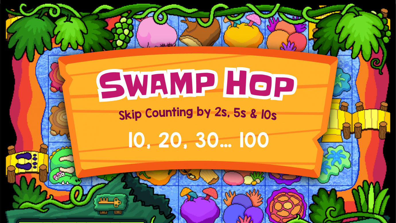 Swamp Hop: Skip Counting by 2, 5 & 10: 1st