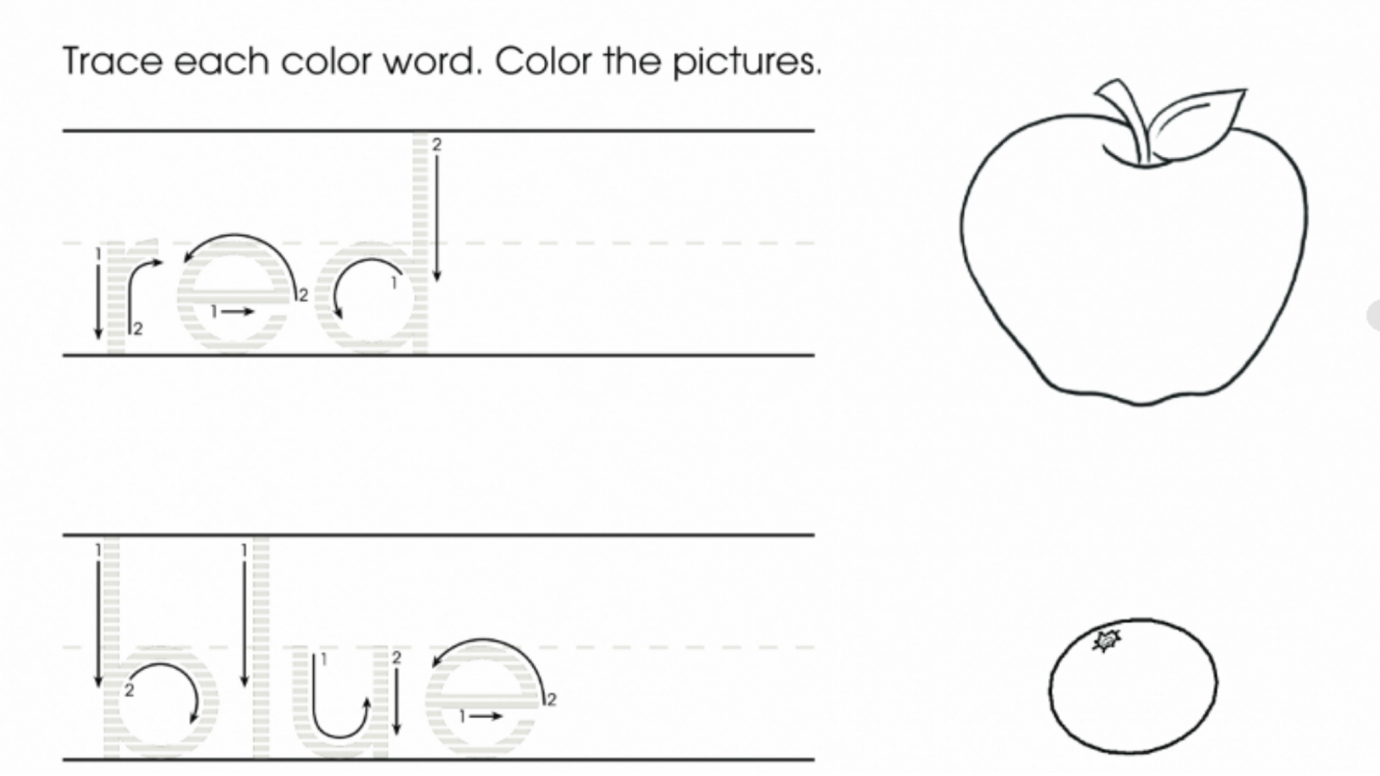 Trace & Write Colors