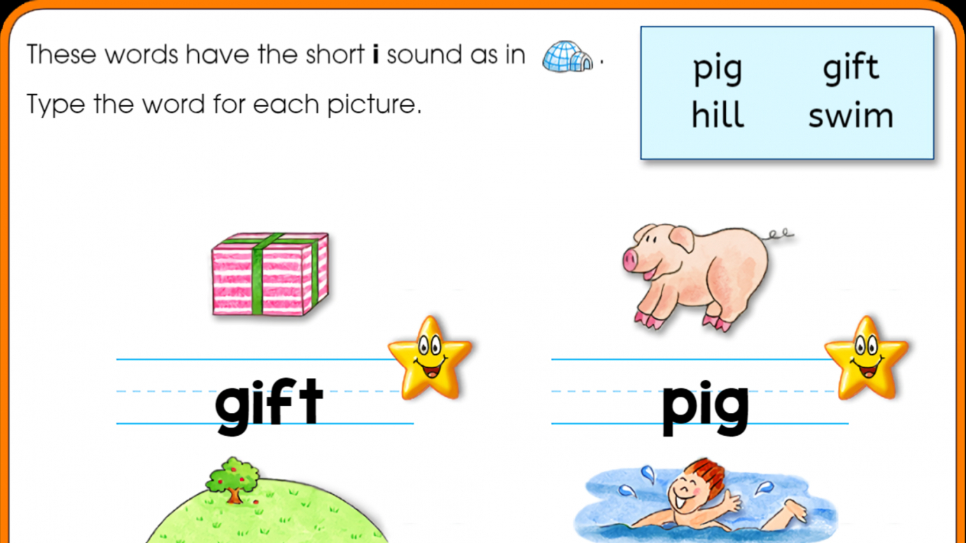 Type Short I Vowel Words