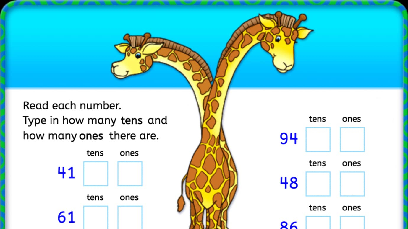 Type Tens and Ones: Place Value