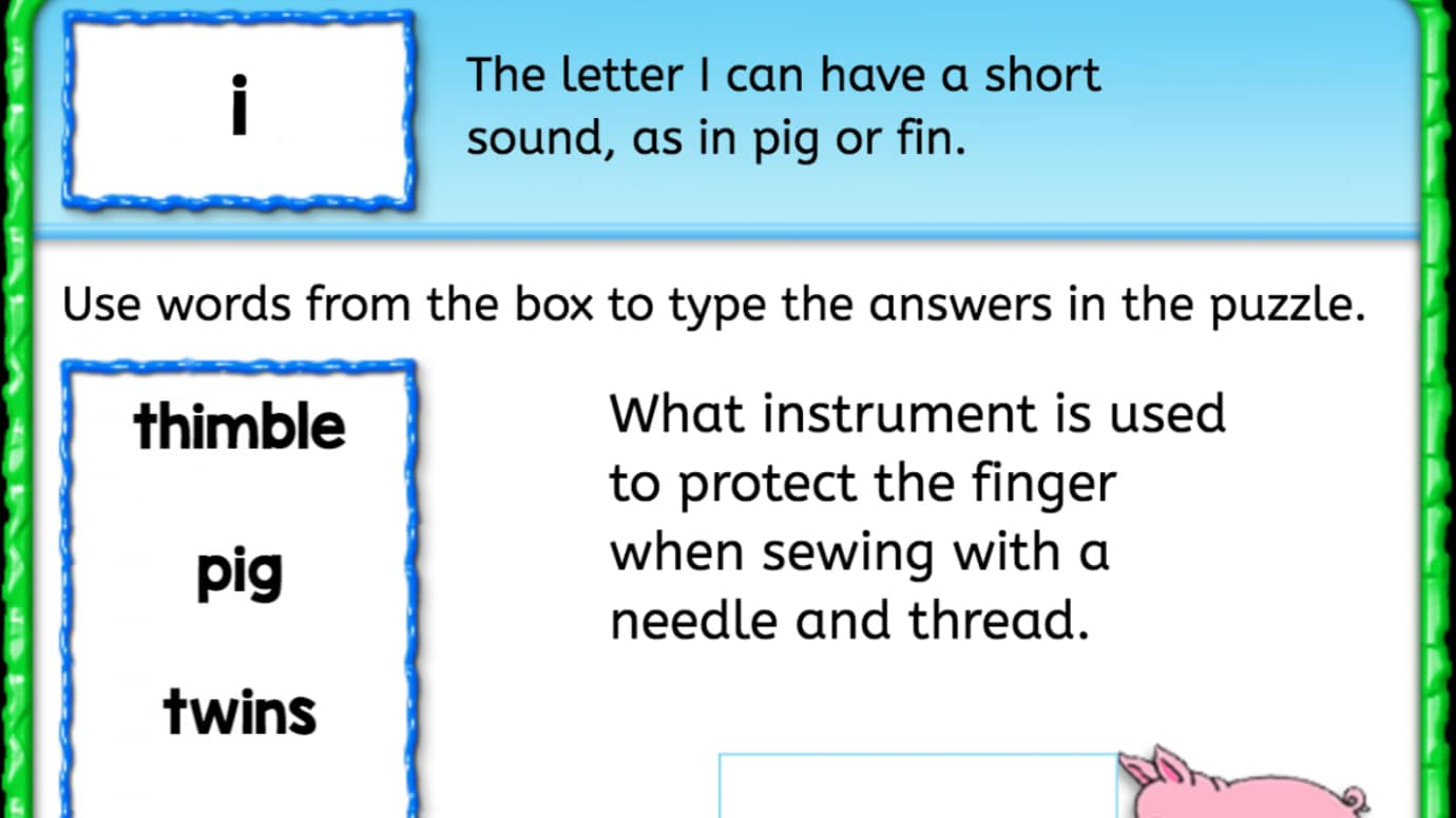 Word Bank: Short 'i'