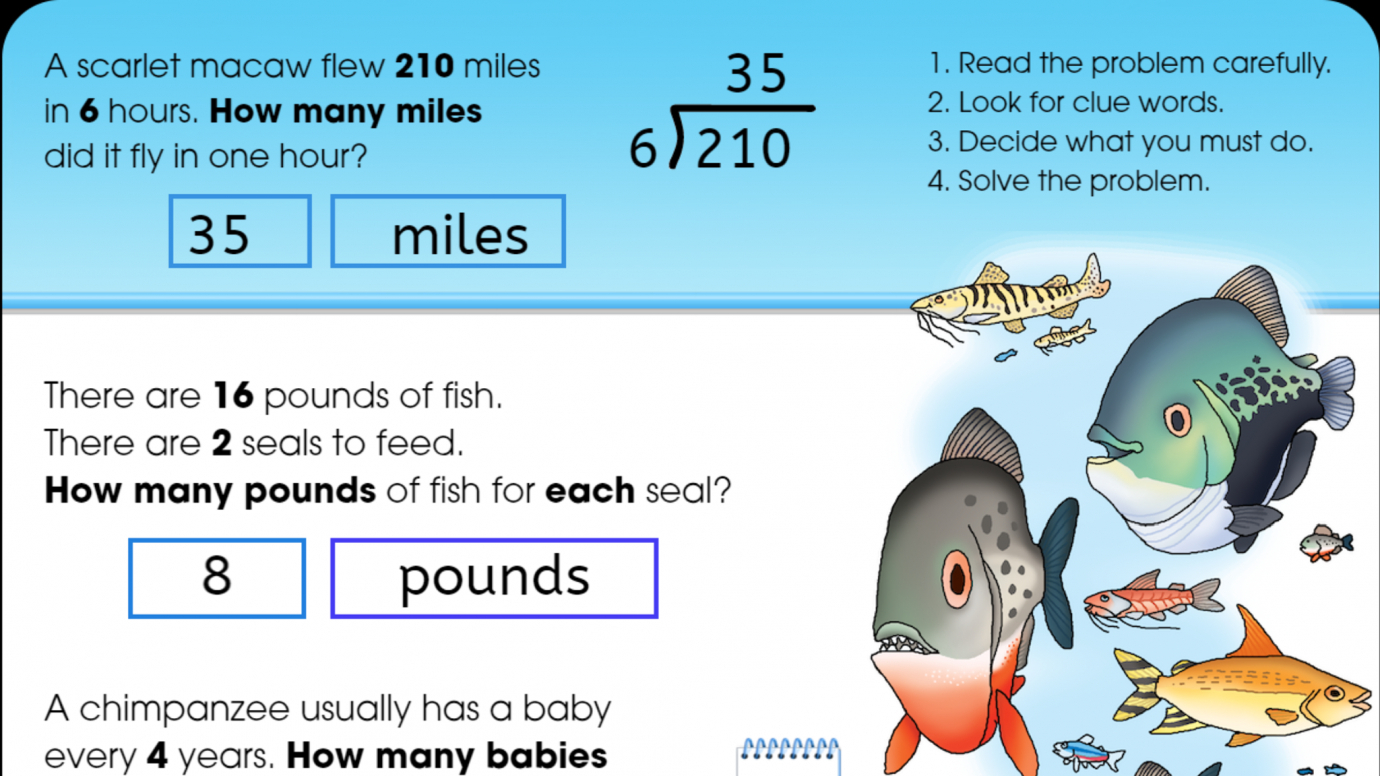 Word Problems: Division