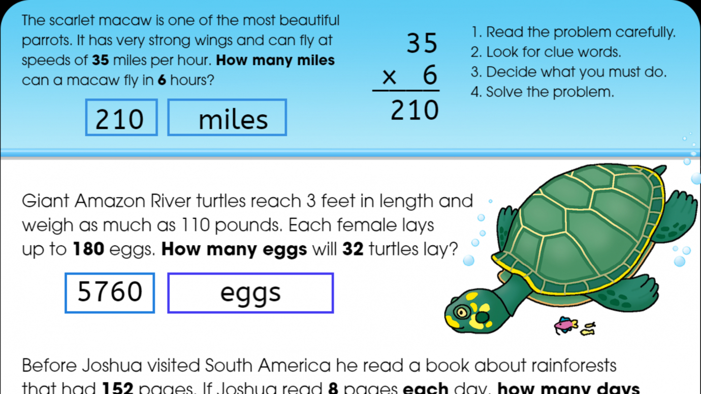 Word Problems: Multiplication & Division